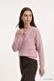 Floral embroidery sweater