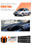 Kia Rio (2000-2005) Compatible Torpedo Protection Cover Auto Cover - Black-Beige - Ki011