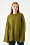 Bicycle collar oversize sweater