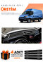 Iveco Daily (2015-2021) Compatible Dashboard Protection Cover Auto Cover - Black-Grey - Iv002