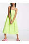 Rochie midi, verde
