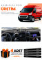 Fiat Ducato (2006-2014) X250 Compatible Dashboard Protection Cover Auto Cover - Black - Fi010