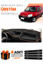 Citroen Berlingo M59 (2002-2008) Compatible Dashboard Protection Cover Auto Cover - Black-Brown - Ci013