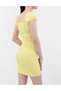 Rochie mini, galben - 2