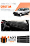 Renault 12 Toros Covered (1969-2000) Compatible Torpedo Protection Cover Auto Cover - Black - Re001