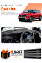 Opel Crossland (2020-2024) Compatible Dashboard Protection Cover Auto Cover - Black - Op022