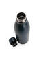 Grodno - Soft Touch Insulated Water Bottle - Navy Blue - 2