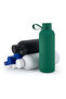 Stainless Steel Water Bottles 500ml - Double Wall, Matte Finish, Soft-Touch Rubber Coating, Green - 4