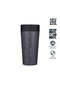 Circular Cup 12oz Grey & Ink, Black