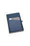 Simple Note - A5 Linen Notebook with Lycra Pockets and Pen Holder, Green - 2
