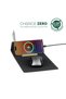 Blace - Recycled PU 15W Wireless Mousepad & Desk Organizer - Black