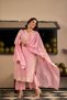 Premium Cotton Crush Embroidered Straight Suit Set for Women with Dupatta & Pants | Indian Ethnic Wear | Salwar Suit for Women | Kurta Set Ladies | Kurti Pant Dupatta Set | Festive & Family Wear - 4