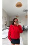Red Knitwear and Athlete Double Set - 4