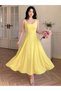 Rochie maxi, galben