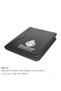 Leather Portfolio with Zipper and Calculator - 4