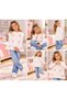Ss Giyim Girls' Ecru Knitted Vest – Stylish Children's Vest with Pink Star and Smiling Face Detail - 2