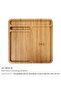 Bamboo 15W Wireless Desk Fast Charging Pad and Organizer - 3
