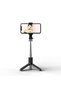 Treviso - 3-in-1 Mobile Tripod with Bluetooth Selfie Stick and Camera Shutter, Black