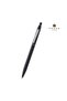 Click Classic Black Ballpoint Pen (Blue Ink), Silver