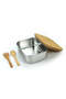 Stainless Steel Lunch Box with Bamboo Lid & Strap - 7