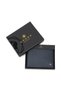 Soft Grain Leather Two-Tone 8CC Bifold Wallet - Blue/Mocha, Navy Blue - 6