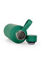 Stainless Steel Water Bottles 500ml - Double Wall, Matte Finish, Soft-Touch Rubber Coating, Green - 7