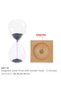 Magnetic Sand Timer with Wooden Base - 2 Minutes - 3