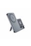 Argene - Magfold 3 in 1 Wireless Charger Stand - Metallic Grey - 2