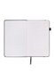 Faroe - A5 PU Hard Cover Notebook with Pen Loop - Black - 3