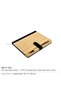 Bamboo and rPET Notebooks with Pen, A5, Bookmark & Magnetic Clasp - 7