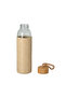Spello - Promotional Glass Bottle with Jute Sleeve - 500ml, Natural - 2