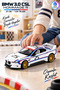 Die Cast Bmw 3.0 Csl Hommage R Metal Model Car 21cm – 1:24 Scale Pull-Back, Openable Doors, Sports Car - 4