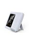 Rise - Digital Alarm Clock Wireless Charger - White - 5