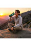 Stainless Steel Water Bottles 500ml - Double Wall, Matte Finish, Soft-Touch Rubber Coating, Green - 2