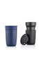 Savona - Premium Ceramic Tumbler With Recycled Protective Sleeve - Blue - 4