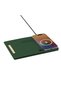 Blace - Recycled PU 15W Wireless Mousepad & Desk Organizer - Green - 3