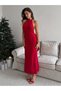 Rochie maxi, roșu - 5