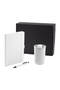 Heviz - Set of Tumbler, A5 Notebook and Pen - White