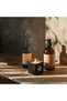 Scented Candle in Square Glass Bottle with Bamboo Lid, Oakmoss & Amber Scent - 2