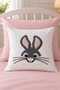 Rabbit Embroidered 100% Cotton 4-Piece Baby Duvet Cover Set - 4