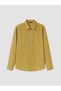 Peak New Season Yellow Regular-Fit Striped Men's Shirt - 5