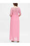 Rochie maxi, roz - 2
