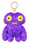 Fuggler Squidge Purple Blue Spotted Plush Keychain - 12.5 cm - 2