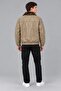 Faux Leather Winter Coat with Fur Collar and Padding Kmd 894_50537 - 5