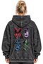 Kiss Rock Metal Music Band Printed Unisex Oversize Washable Hoodie Sweatshirt - 3