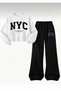 Girls' Top and Baggy Bottom 2-Piece Set