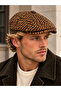 Marled winter beanie hat british style beanie hat elastic back hat