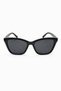 Black Thick Bone Frame Lightweight Accessory Sunglasses Suitable for Daily Use