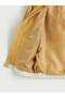 Özmarka New Season Beige Hooded Color Blocked Boys' Raincoat - 4