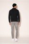 Men's Black 6218 Polo Collar Thessaloniki Sweatshirt - 3